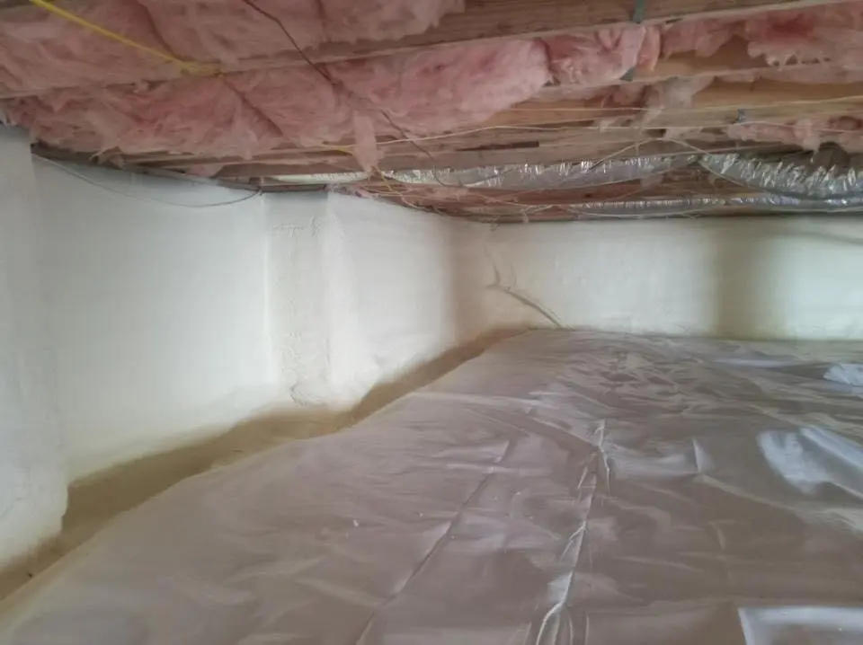 Crawl space encapsulation with closed-cell spray foam for Metal Roof Coating in Clarkdale